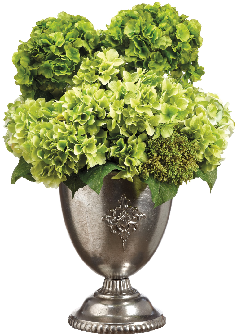 ドナルド・サルタン 「hydrangea in a green pot」 定番品】ドナルド・サルタン 「hydrangea in a green pot
