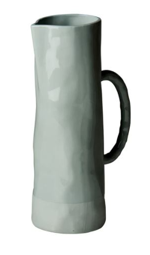 BLUE GRAY CLAY PITCHER
