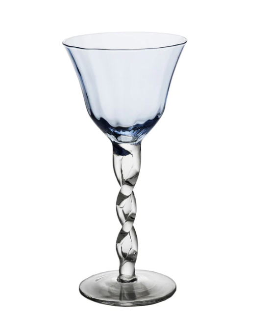 ADRIANNA BLUE WINE GLASS