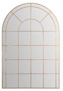 ARCHED WINDOW PANED MIRROR