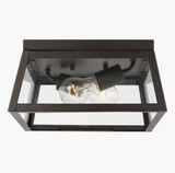 FOUNDERS OUTDOOR FLUSH MOUNT(ANTIQUE BRONZE)