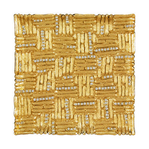 Square Gold Coaster