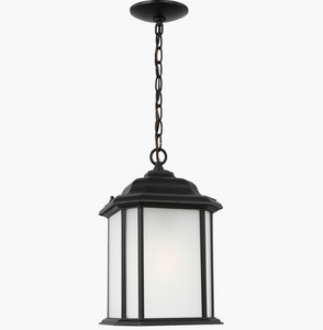 KENT ONE LIGHT OUTDOOR PENDANT BLACK