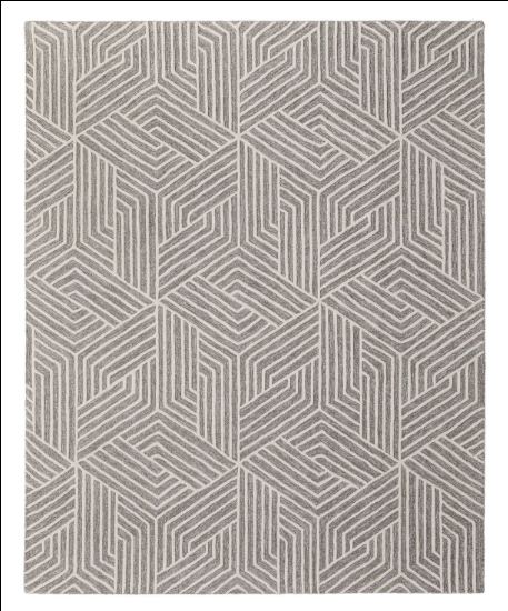 LYTTON GRAY CREAM RUG