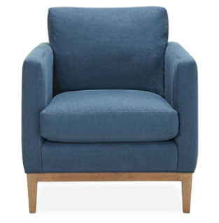 Custom blue chair