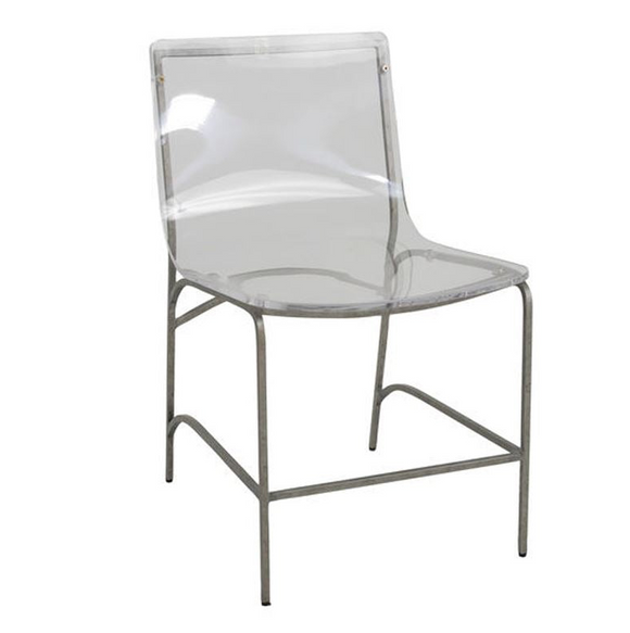 PENELOPE SILVER DINING CHAIR