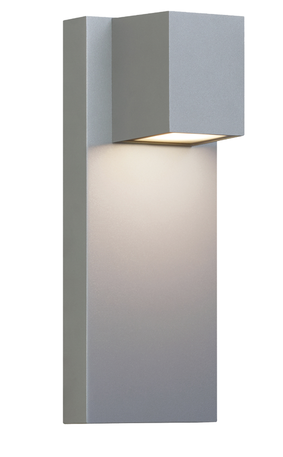 QUADRATE SILVER WALL SCONCE