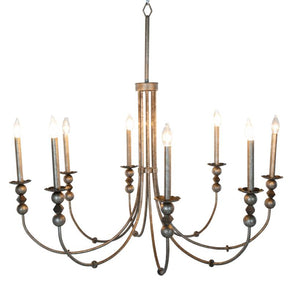 QUINCI SILVER CHANDELIER