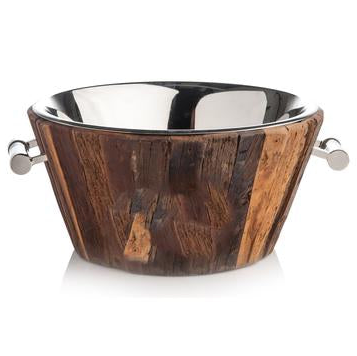 WOOD CHAMPAGNE COOLER - Donna's Home Furnishings in Houston