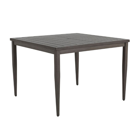 brookings square dining table slate grey