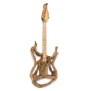 Driftwood Guitar with Strings