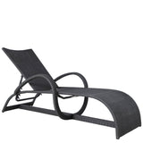 halo woven chaise onyx