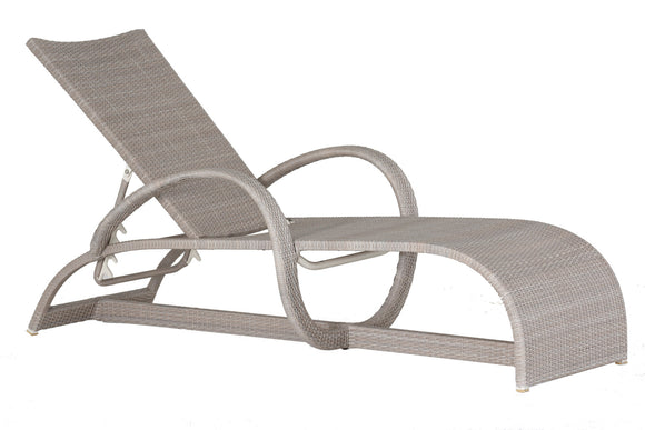 halo woven chaise oyster