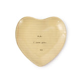 Sm Heart Decoupage Plates