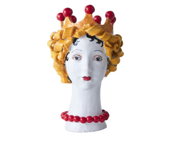 CERAMIC PASTA HEAD VASE