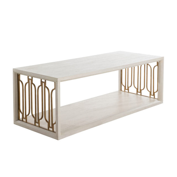 AINSWORTH WHITE COFFEE TABLE