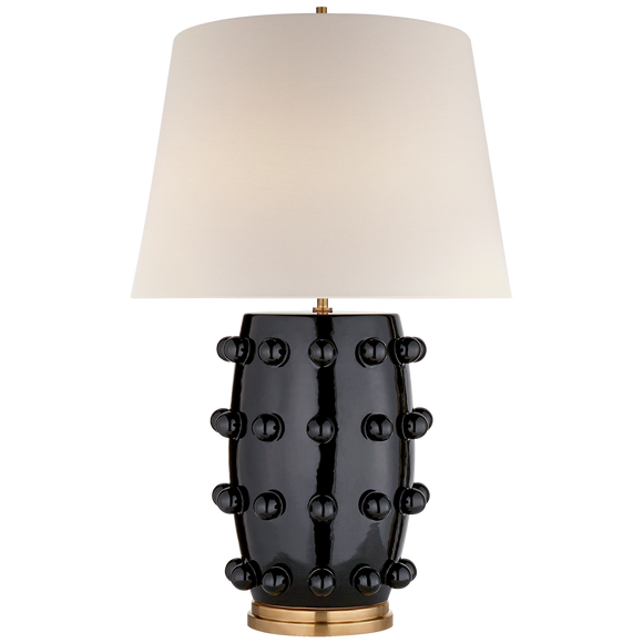 LONDON TABLE LAMP IN BLACK - Donna's Home Furnishings in Houston