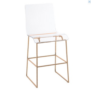 KING COUNTER GOLD STOOL